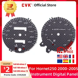 CVK Instrument Speedometer Face Plate Panel Digital Dial Dashboard For HONDA Hornet250 2000 2001 2002 2003 2004 2005 Hornet 250