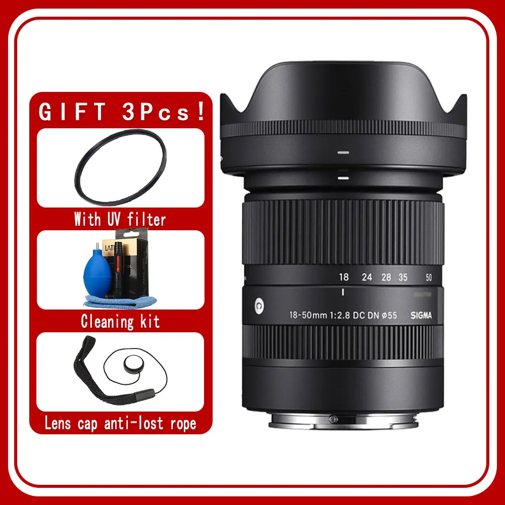 Sigma 18-50mm F2.8 DC DN contemporary lens for Sony E