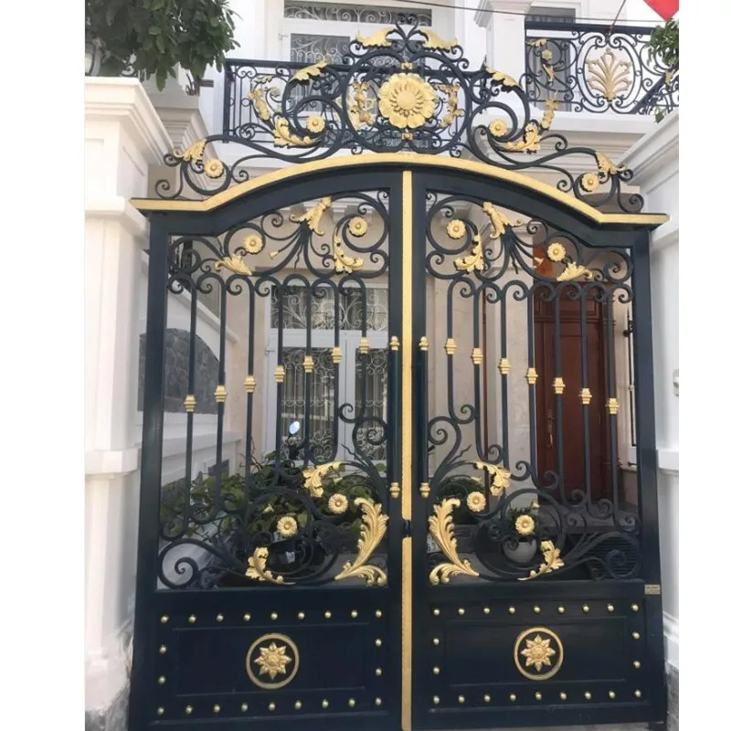 

Outdoor Yards Wrought Iron Gates Wholesale Aluminum Driveway Countryard Doors