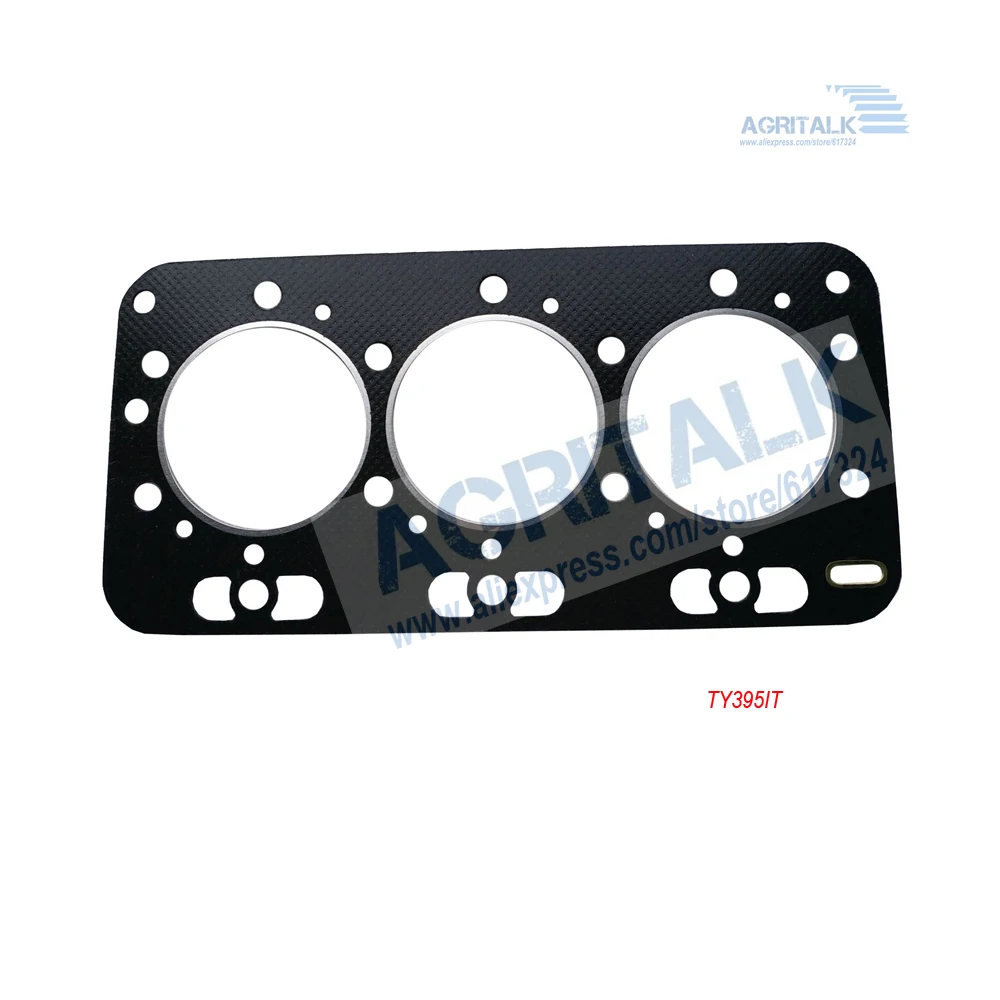 Cylinder head gasket for Jiangdong  TY295IT / TY2100IT / TY2102IT / TY3100IT / TY3102IT / TY395T (TY395.2-6) , part number: