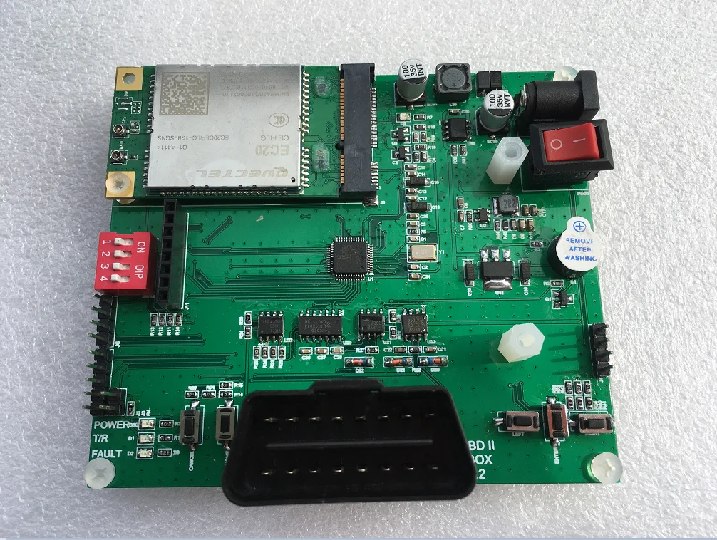 รถ OBD TBOX บอร์ดพัฒนา/รถเครือข่ายบอร์ดพัฒนา/EC20 4G Development Board