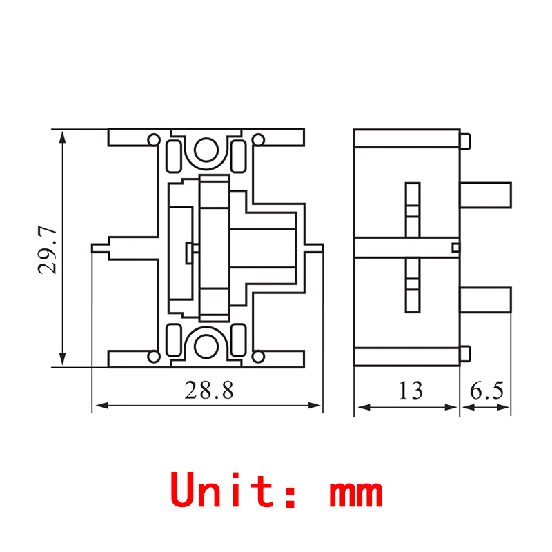 1Pcs Self Locking Module With XB2 Button Switch Parts BZ21C ZB2 22MM