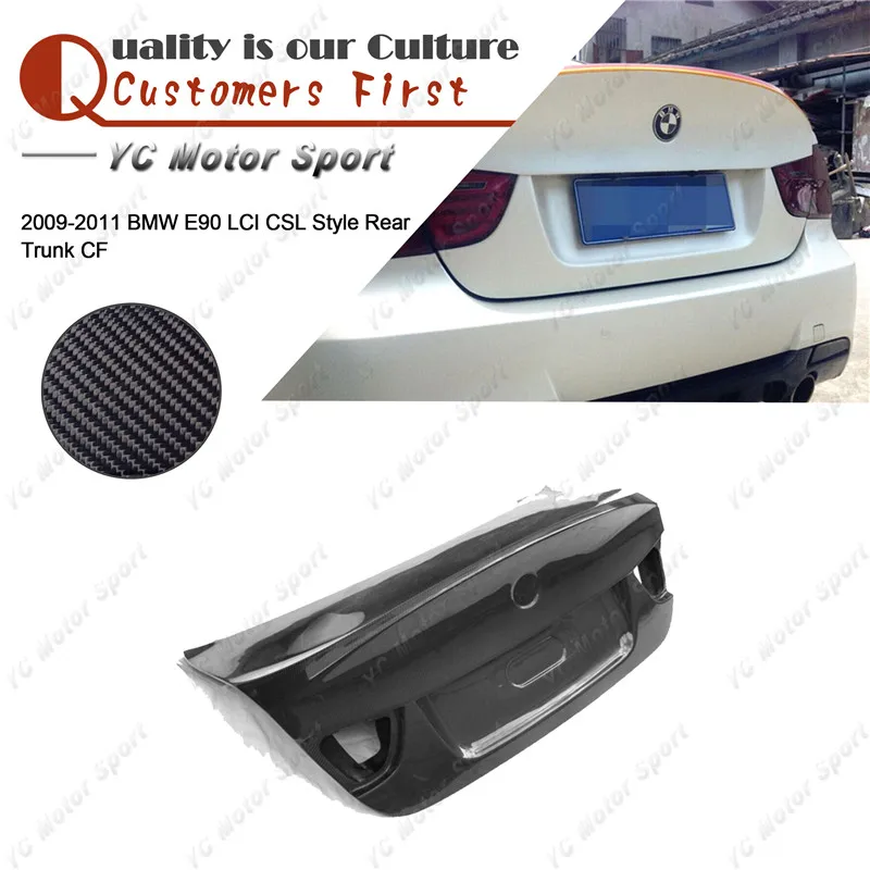 

Car Accessories Carbon Fiber CSL Style Trunk Boot Lid Fit For 2009-2011 E90 LCI Rear Trunk Bootlid Car-styling