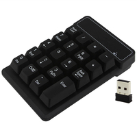 19 Keys USB Mechanical Keyboard Wired Numeric Keypad Mini Number Keycaps Numpad Keyboard for Laptop PC Notebook Accounting