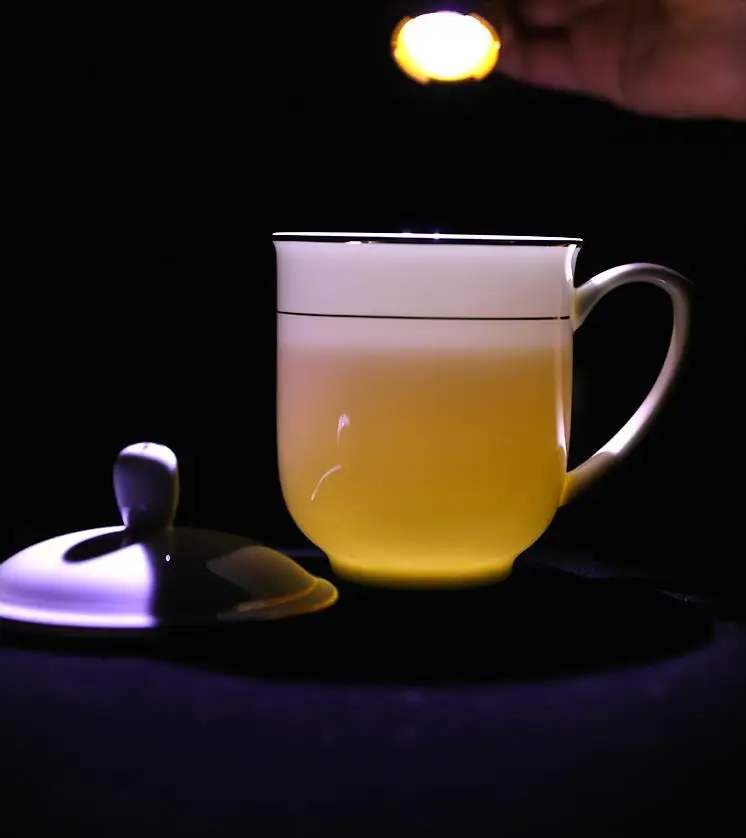 Blue and white porcelain Mugs cup Jingdezhen Bone China ceramic teacup kettle with lid tea cups