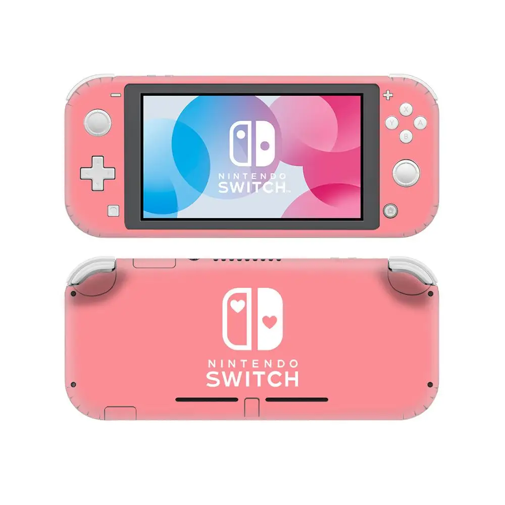 Protector de pantalla de vinilo para Nintendo Switch Lite, pegatinas de Color púrpura puro para consola NS