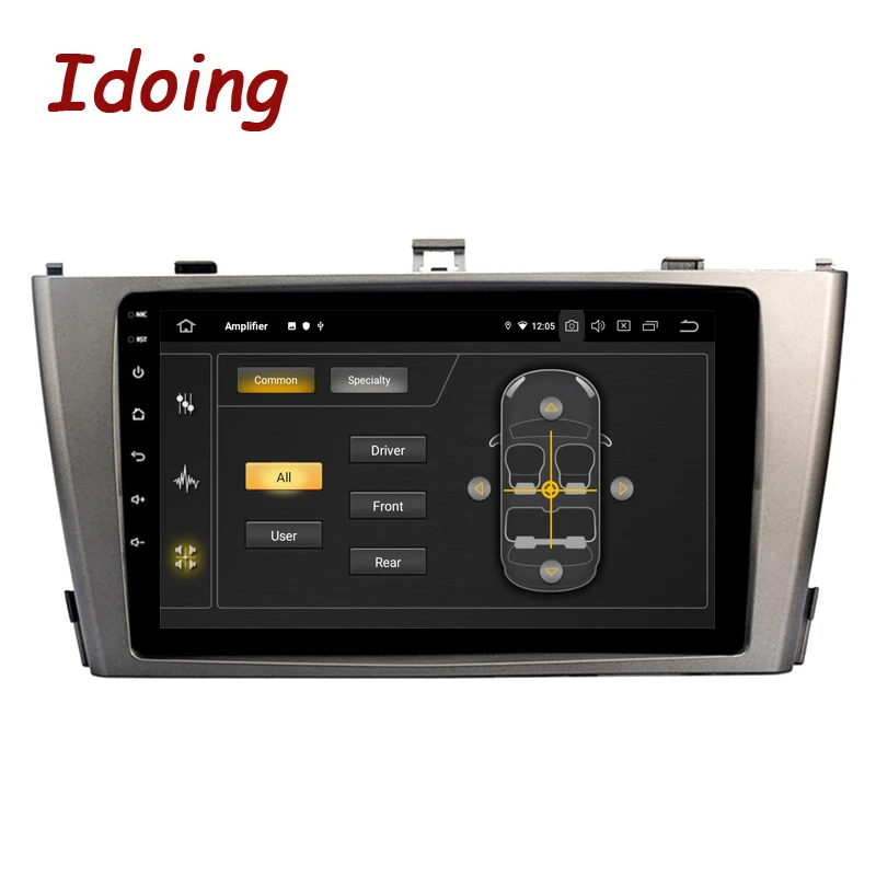 Idoing PX6 Android Auto Head Unit Plug And Play Car Radio Player For Toyota Avensis 2008-2015 GPS Navigation Carplay Car Stereo