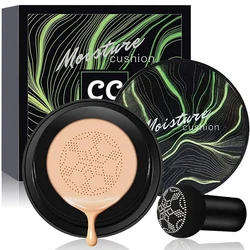 BB Air Cushion Foundation Mushroom Head CC Cream Concealer Whitening Makeup Cosmetics Waterproof Brighten Face Base Tone