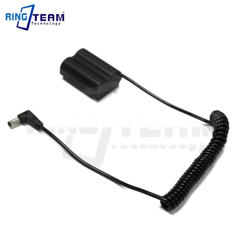 Coiled Cable DC 5.5X2.5 mm to CP-W235 NP-W235 Dummy Battery Power Connector for Fujifilm X-T4 XT4 Cameras