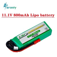 1-5PCS 11.1V 800mAh Li-Po Battery for Esky EK1-0188 001336 Big LAMA E020/E515A Helicopter for Model airplane