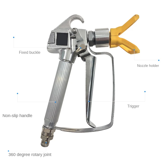 High Pressure 3600PSI Air less Paint Sprayer Spray Gun Airbrush with 517 Nozzle Holder Airbrush Painting Tool Wholesale