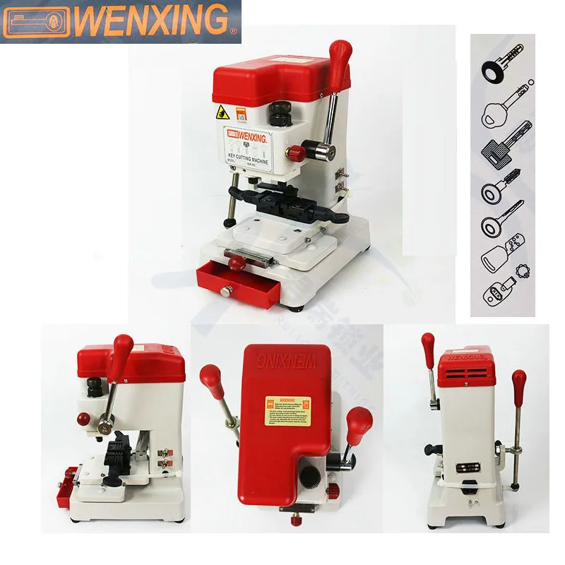 

Q31 Wenxing Vertical Key Making Machine 220V 50MHZ For Duplicate Dimple and Cross Tubular key Cutting Machine