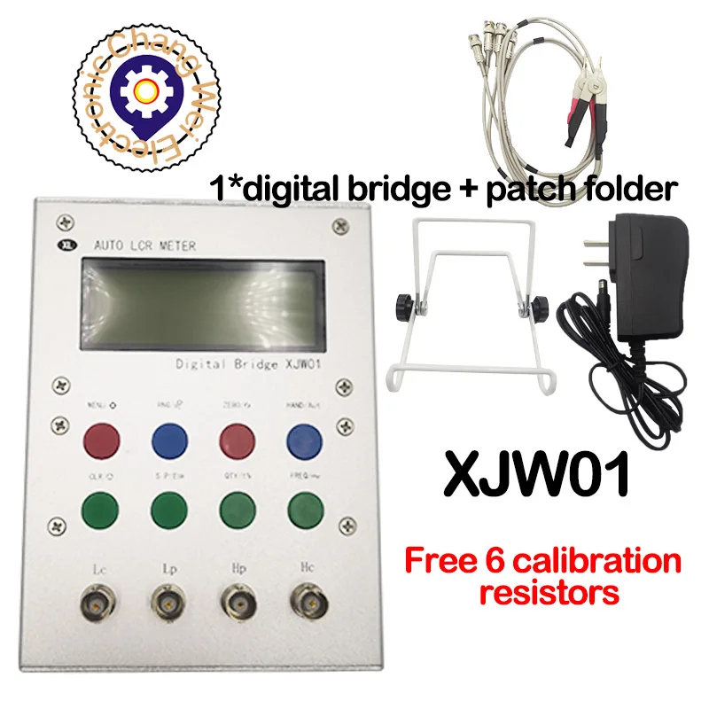 

XJW01 0.3% Digital bridge LCR tester resistance inductance capacitance ESR meter finished product