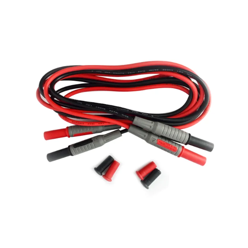 UNI-T UT-L06 Dual Head Connectors Connecting wire Double Insulated Banana Plug For Multimeter Clamps 1000V 20A.