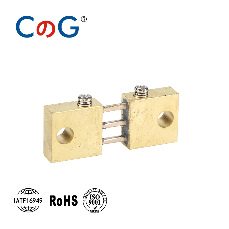 FL-19B Shunt 100A 200A 300A 400A 500A 600A 1500A 75mV Welding Machine Brass Resistor DC Shunts For Current Analogue Panel Meter