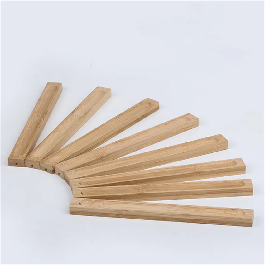 1Pc 2.5cm Hole Bamboo Incense Burner Portable Incense Base Holder Household Decoration Living Room Aroma Burners Incense Stove