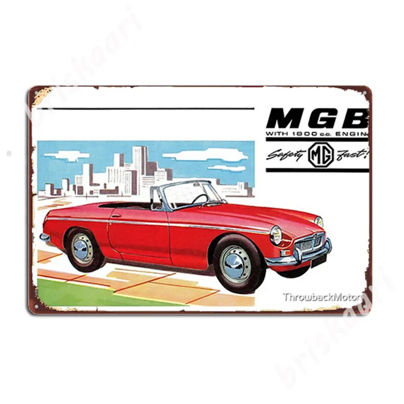 Mg Mgb Metal Signs Retro Party Wall Decor pub Tin sign Posters