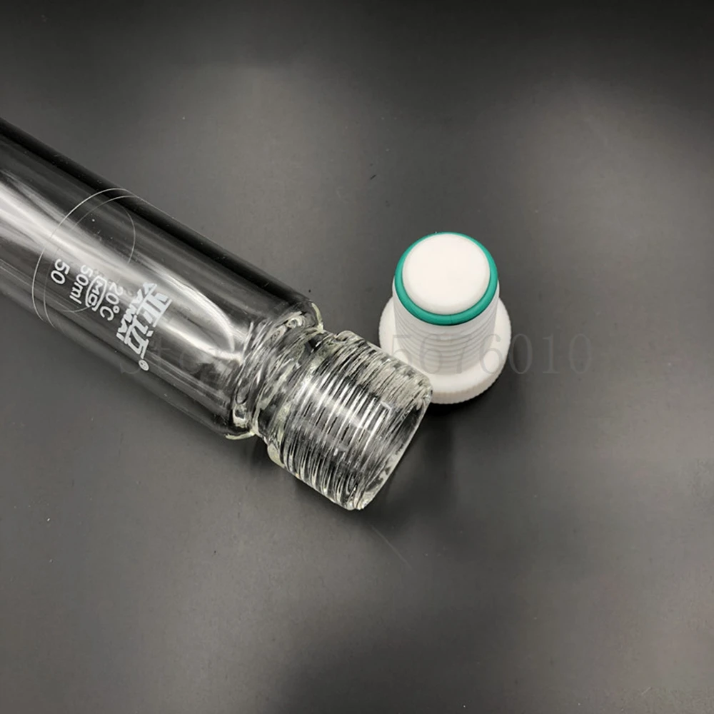 1pcs  Pressure bottle glass screw pressure tube explosion-proof tube seal reaction tube hydrolytic tube 10/35/50/100ml