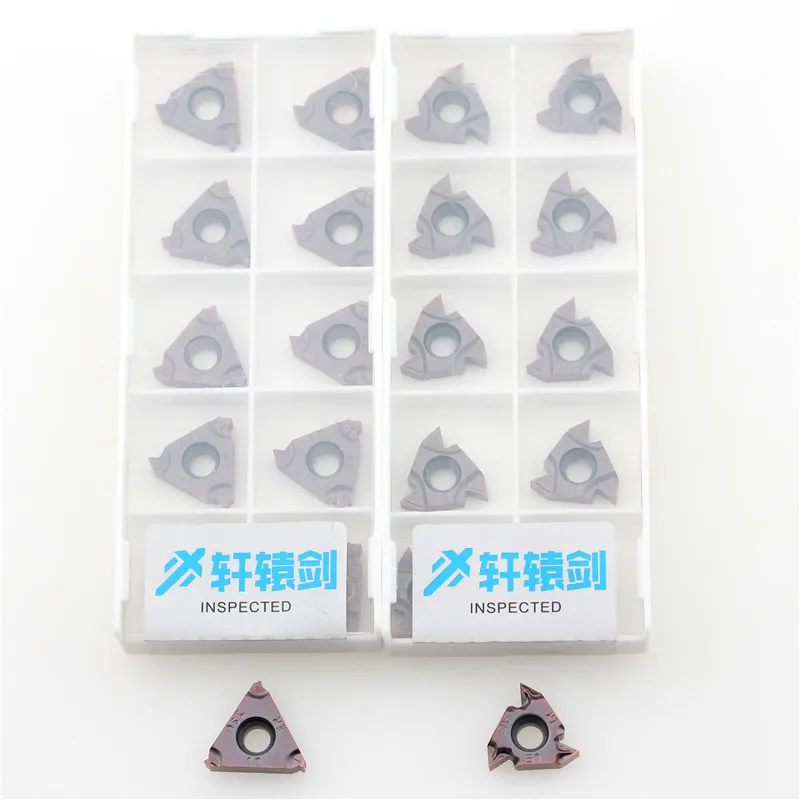 10Pcs 16ERM 16IRM 11W 14W XM9030 Indexable Internal Thread Carbide Insert CNC Lathe Tool For Stainless Steel