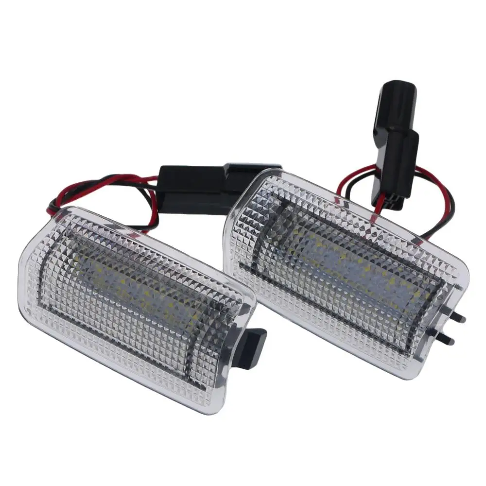 2Pcs 18LED Footwell Courtesy Door Light Bulb For Toyota Land Cruiser 200 Series 150 Series Prado MK4 J150 Lexus ES240 IS250