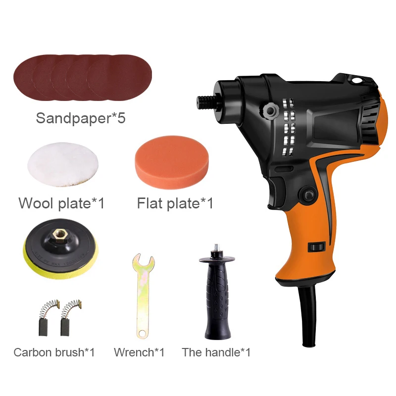 50Hz 220V/110V 980W Car Polishing Machine Six Gears Adjustable Speed Car Electric Polisher Car Grinder Car Machine Polisher Tool