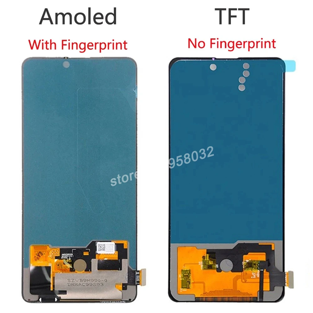 Original Amoled 6.39\'\' For XiaoMi Mi 9T Mi 9T Pro LCD Screens With Fingerprint For TFT Redmi K20 Pro LCD Display Touch Digitizer