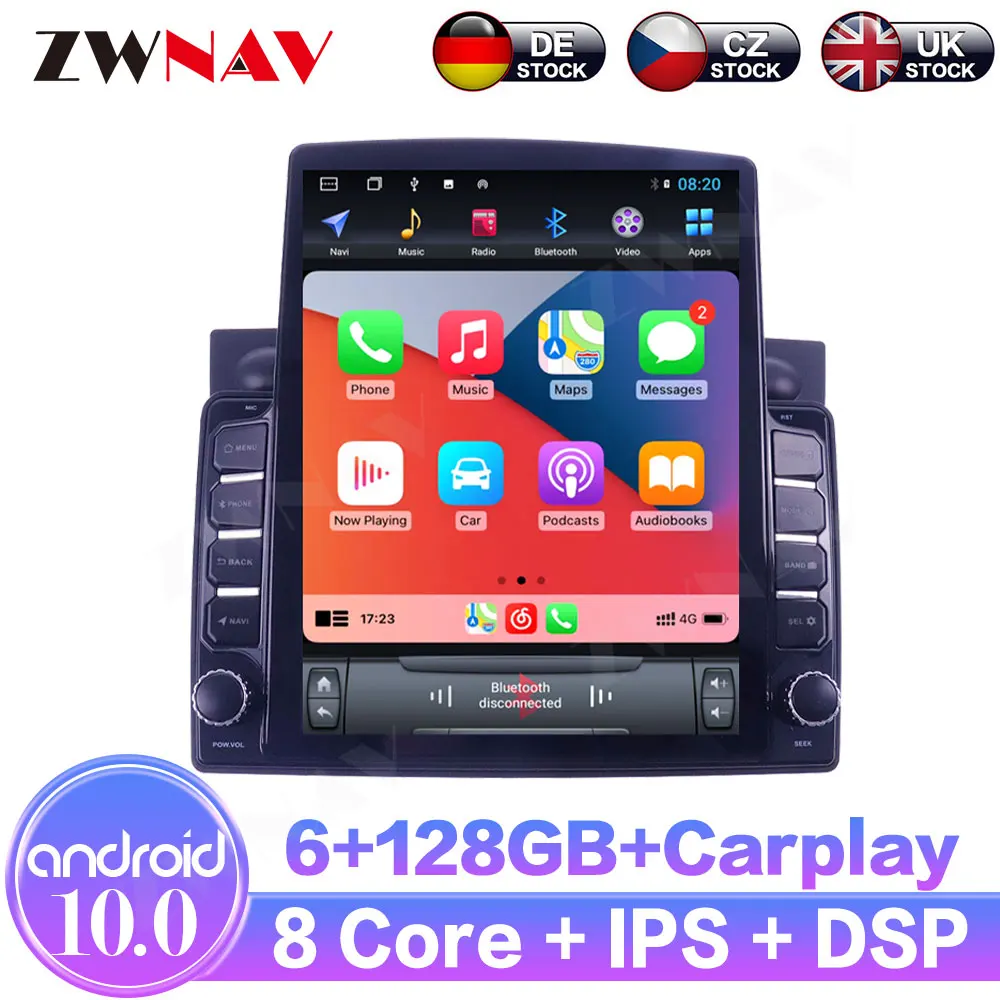 Android10 6+128GB For Kia Morning 2004-2008 IPS Touch Screen Receiver Car Multimedia Radio Player Car GPS Navigation DSP Carplay