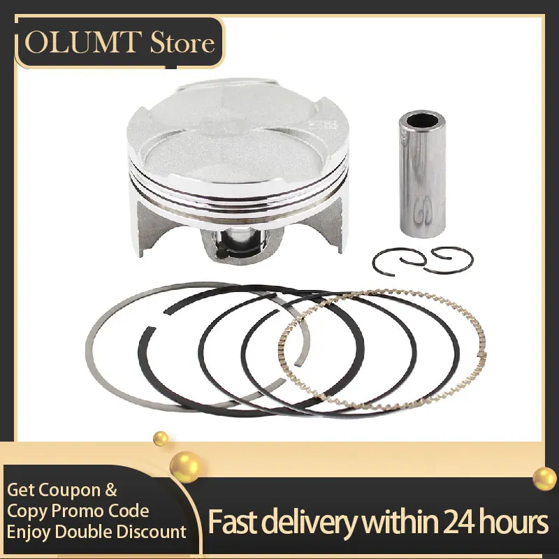 Motorcycle Accessories Cylinder Bore Size 67mm Piston Rings Full Kit For HONDA CBR600 F5 CBR 600  2003-2005 13101-MEE-000