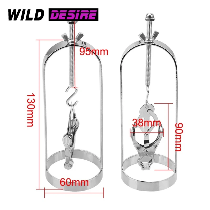 BDSM Nipple Clamps Device Bondage Gear Hard Clover Nipple Sucker Clips Sex Toys Adult Games Products Breast Toys for Women Gay