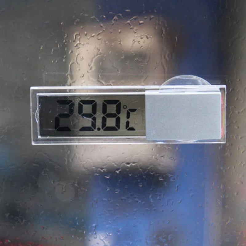 Termometr samochodowy Osculum typ celsjusza fahrenheita LCD cyfrowy miernik temperatury przyssawka do wewnątrz na zewnątrz SUB sprzedaż