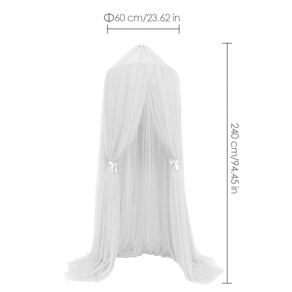 Nordic Style Princess Lace Kids Baby Bed Room Canopy Mosquito Net Curtain Bedding Dome Tent