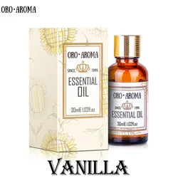 Oroaroma aromaterapia natural aceite esencial de vainilla Emotion estable Antidepresivo Facilidad de la mente Aceite de vainilla