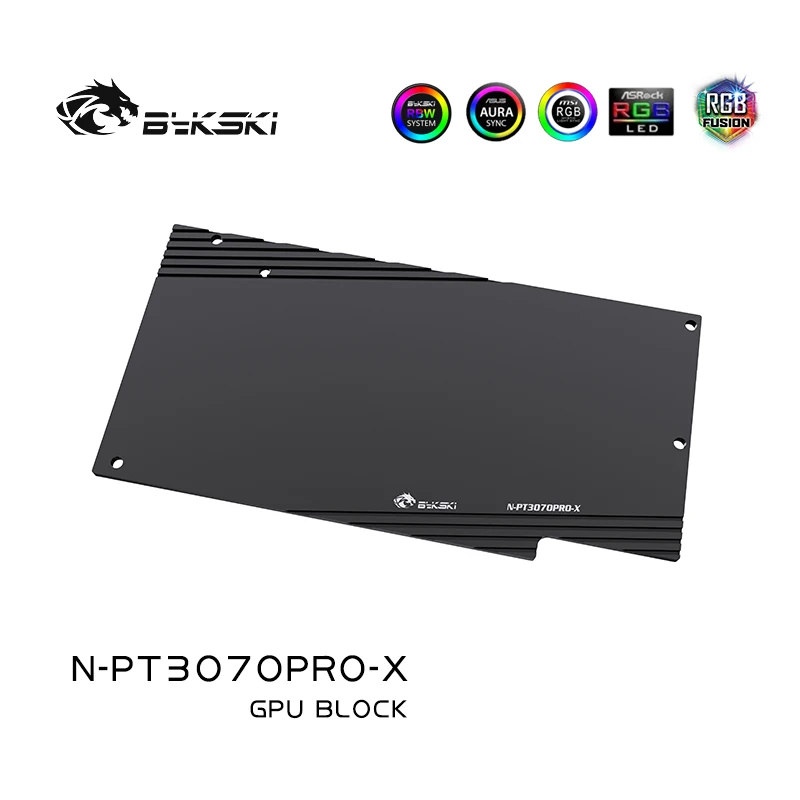 Bykski GPU Custom Water Cooling Block For Palit RTX 3070 GamingPro OC Full Cover Watercooler CPU GPU, N-PT3070PRO-X