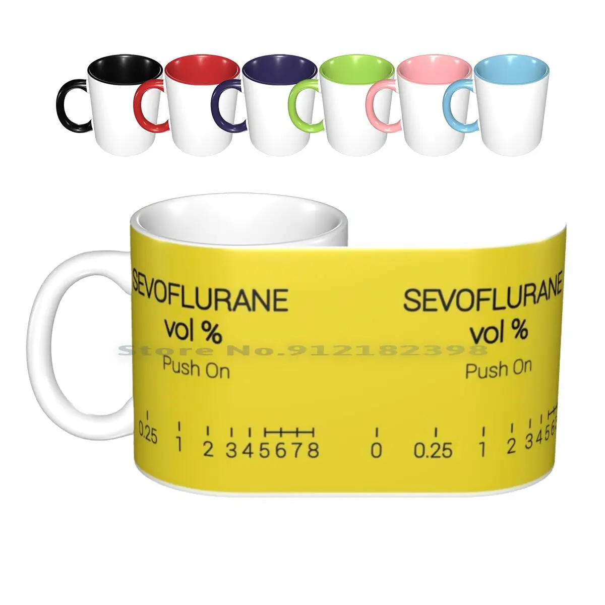 Sevoflurane Anesthesia Mug Ceramic Mugs Coffee Cups Milk Tea Mug Anesthesia Anaesthesia Anesthetist Anaesthetist Anesthesiology