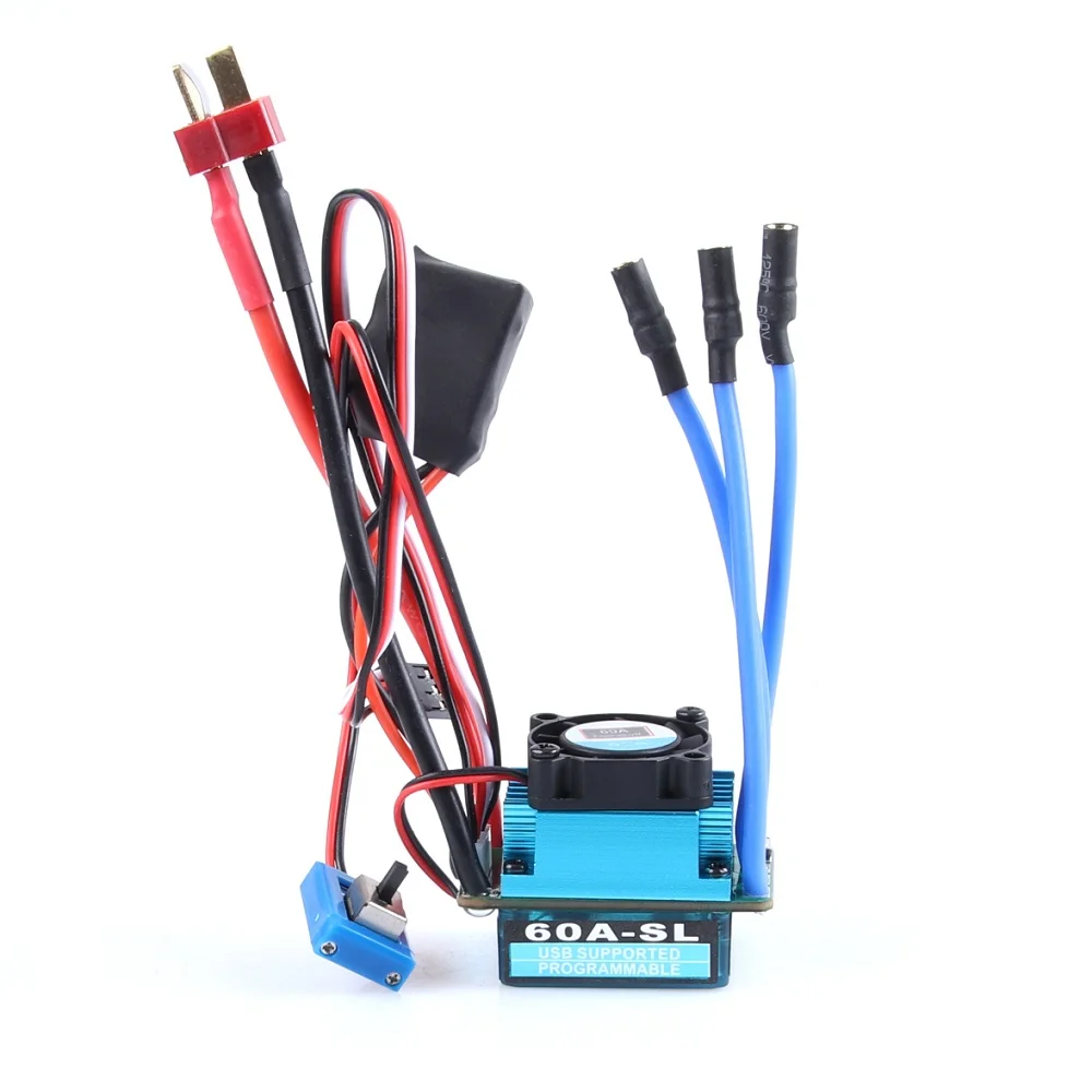 60A ESC No Sense Brushless Motor Electric Speed Controller and B3650 3900KV 4300KV 5200KV Motor For 1:10 RC Car