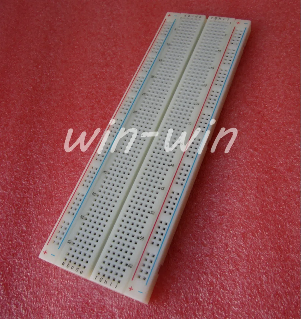 1 MB102 breadboard 830-point solderless PCB breadboard test development board electronic component accessories l