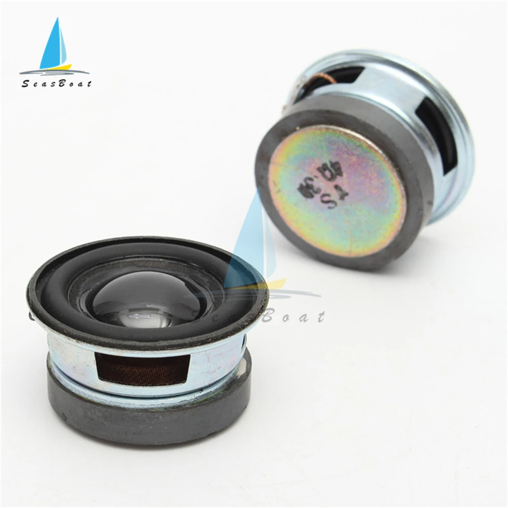 1Pcs Speaker Horn 3W 4R Diameter 4CM Mini Amplifier Rubber Gasket Loudspeaker Trumpet