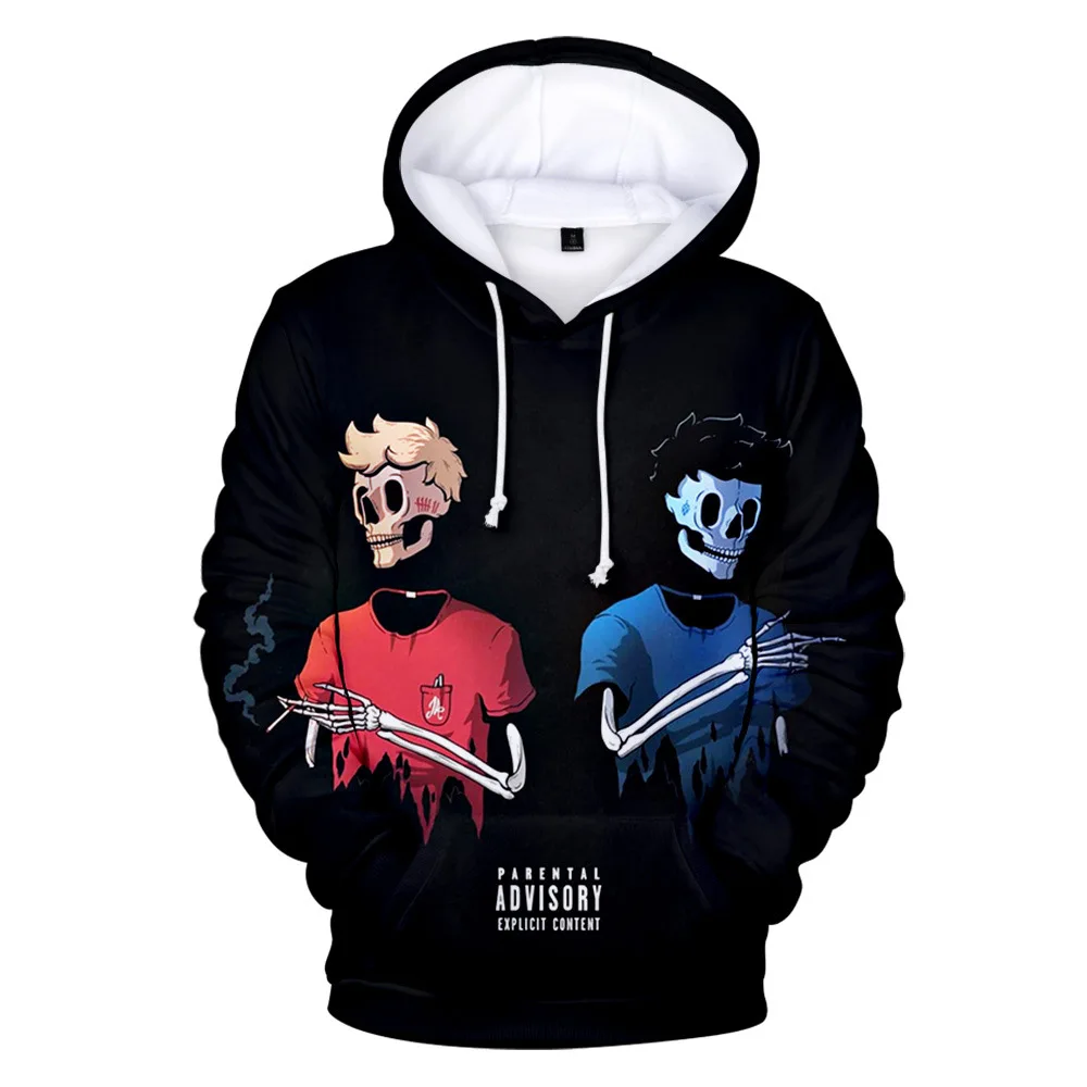 3D Druck Josh A & Jake Hill Hoodie Sweatshirt Casual Streetshirt Mit Kapuze Sweatshirt Polyester Unisex Lose 2021 Harajuku Pullover