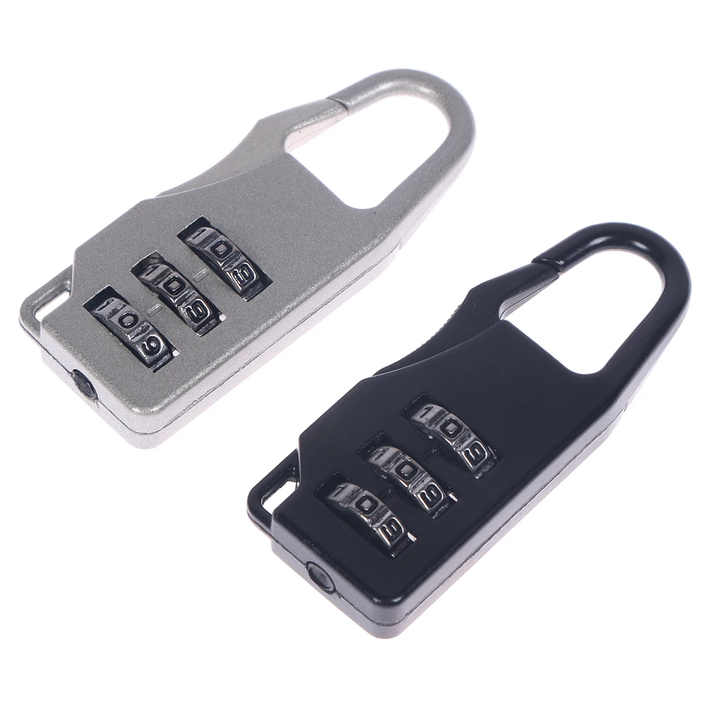 3-Digit Combination Lock Versatile Secure Portable Resettable Lock Suitcase Lock For School Bag