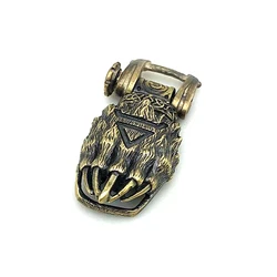 EDC Outdoor Tool DIY Accessories For Bracelet Weaving Paracord Multifunction Buckle Brass Bear Paw / Dropshipping