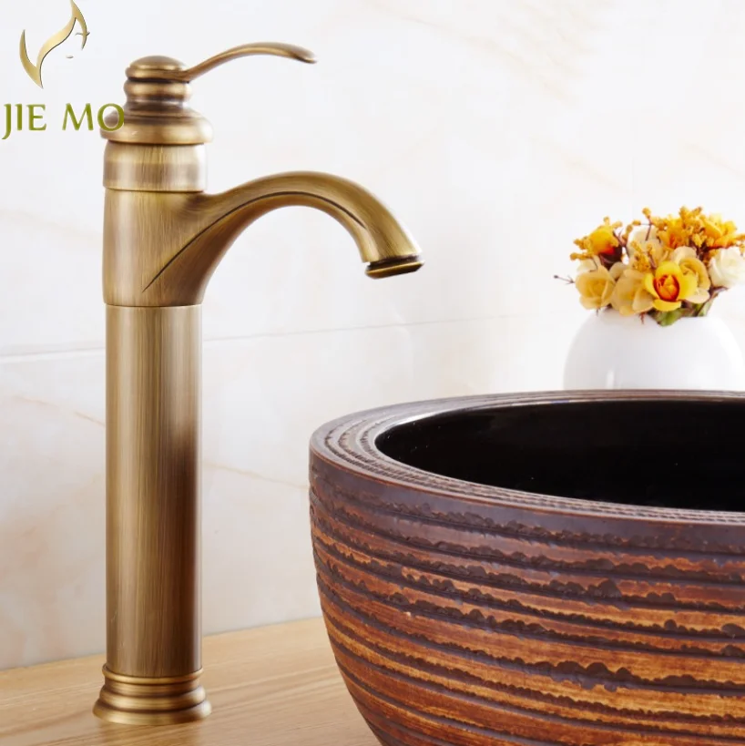 Bathroom faucet bath mixer Antique brass finishing basin faucets single hand hot and cold washbasin tap 1002