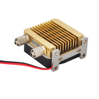 RC Mini Hydraulic Radiator Full Brass with Fan For 1:14 1/12 RC Excavator Truck Bulldozer Model Parts