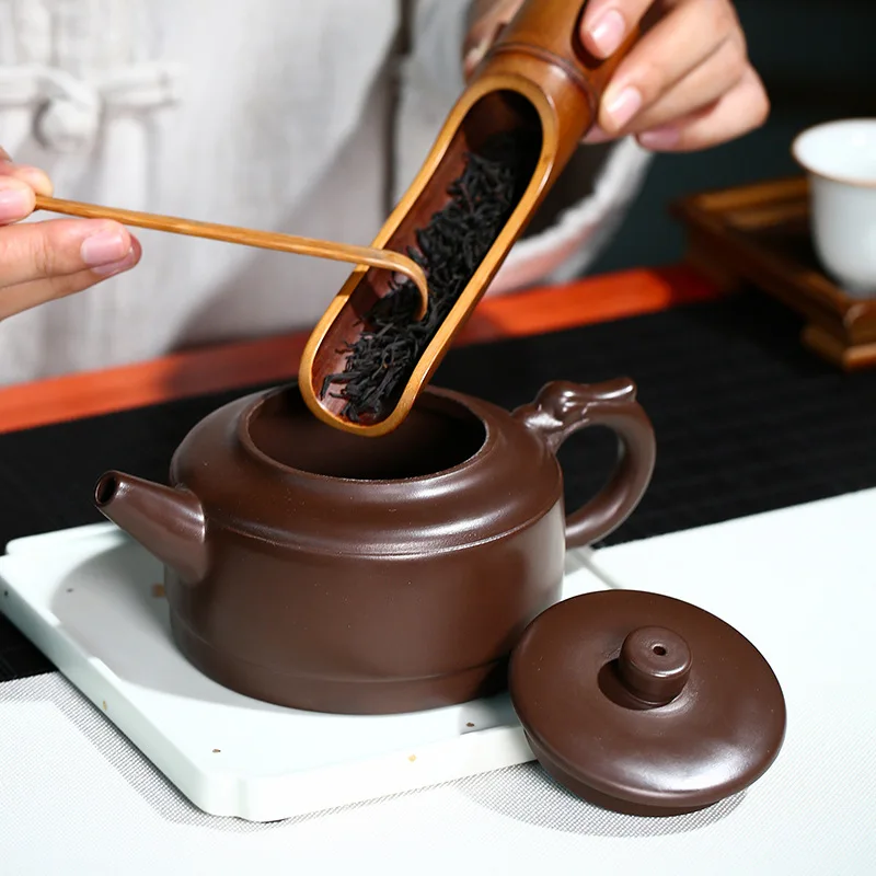 300CC Yixing Purple Clay Teapot Chinese Kettle Handmade Kung Fu Zisha Tea Set Puer Teaware