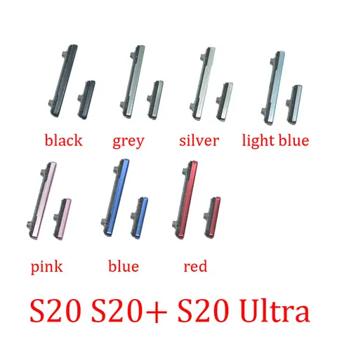 Power Volume Button For Samsung Galaxy S20 Ultra S20+ Phone New S20 Plus Housing Frame On Off Key Push Lock Button