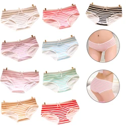 2021 Women Panties Cotton Briefs Hot Brand Panties Stripes Navy High Quality Bowknot Tanga Lovely Cute Sexy Underwear