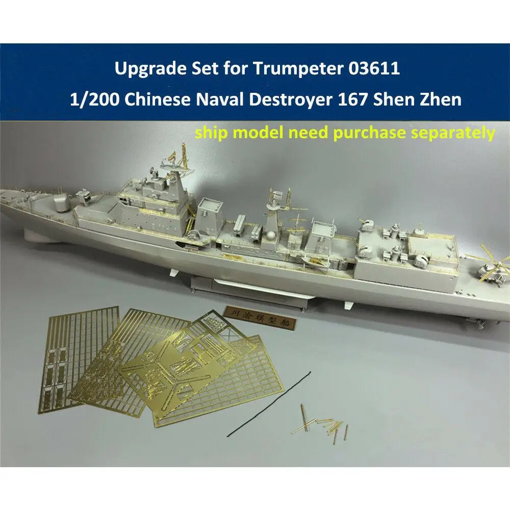 CYE008 1/200  Trumpeter 03611China Naval Destroyer 167 Shen Zhen Model