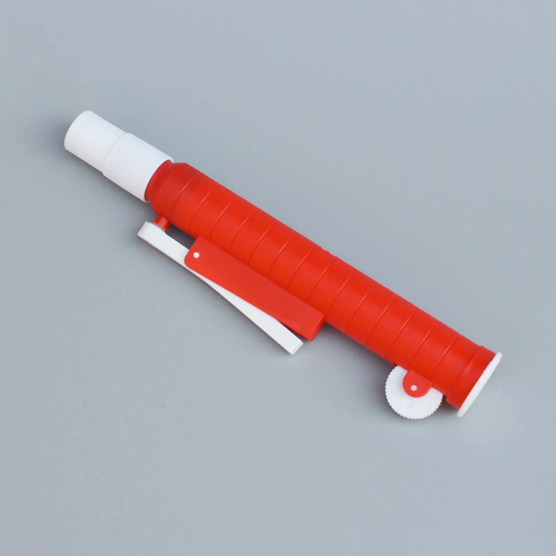 25ml Lab Laboratorio Pipetta pompa Rosso di Plastica Pipette Tubi