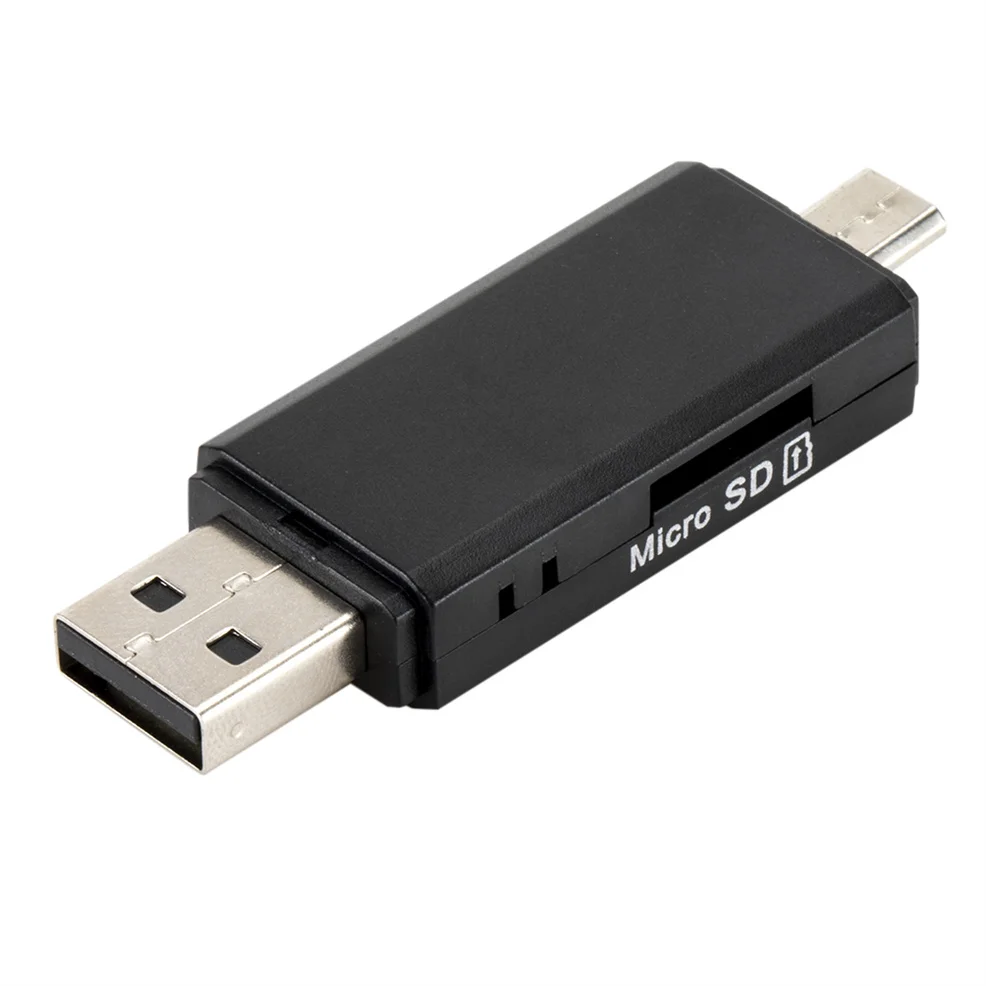 Lckaa – lecteur de cartes Micro Sd/Sd OTG, MINI USB 2.0 + OTG Micro SD/SDXC TF, adaptateur de disque U, accessoires pour ordinateur portable