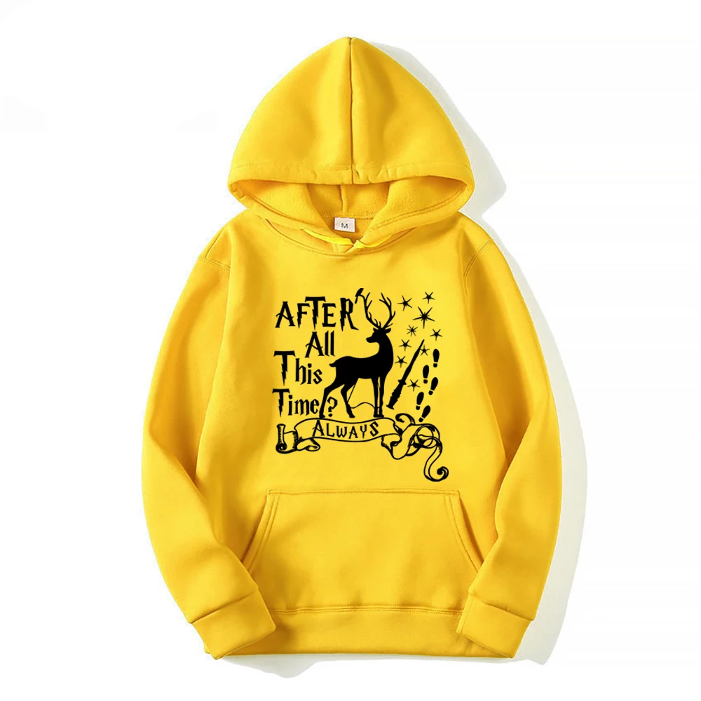 After All This Time Always Hoodie Funny Inspired Quote Aesthetic Deer Print Hoodies Sweatshirt