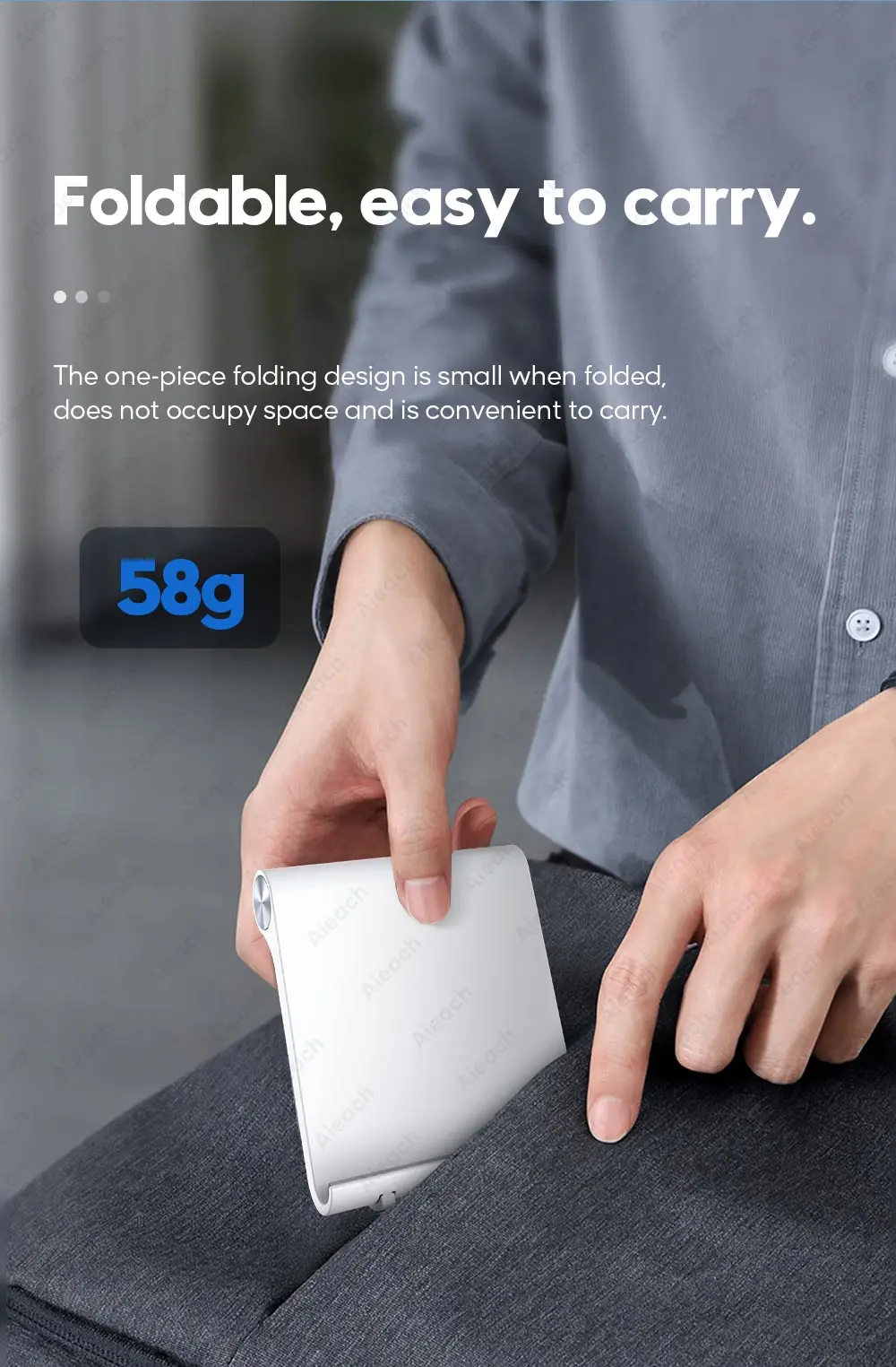 Support de tablette pliable réglable pour iPad 7.9 à 11 pouces, Support de tablette Xiaomi Samsung, Support de bureau pour téléphone portable